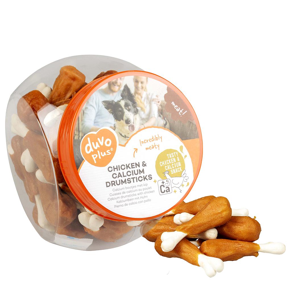 DUVO MEAT! MUSLOS DE POLLO Y CALCIO 500 GR