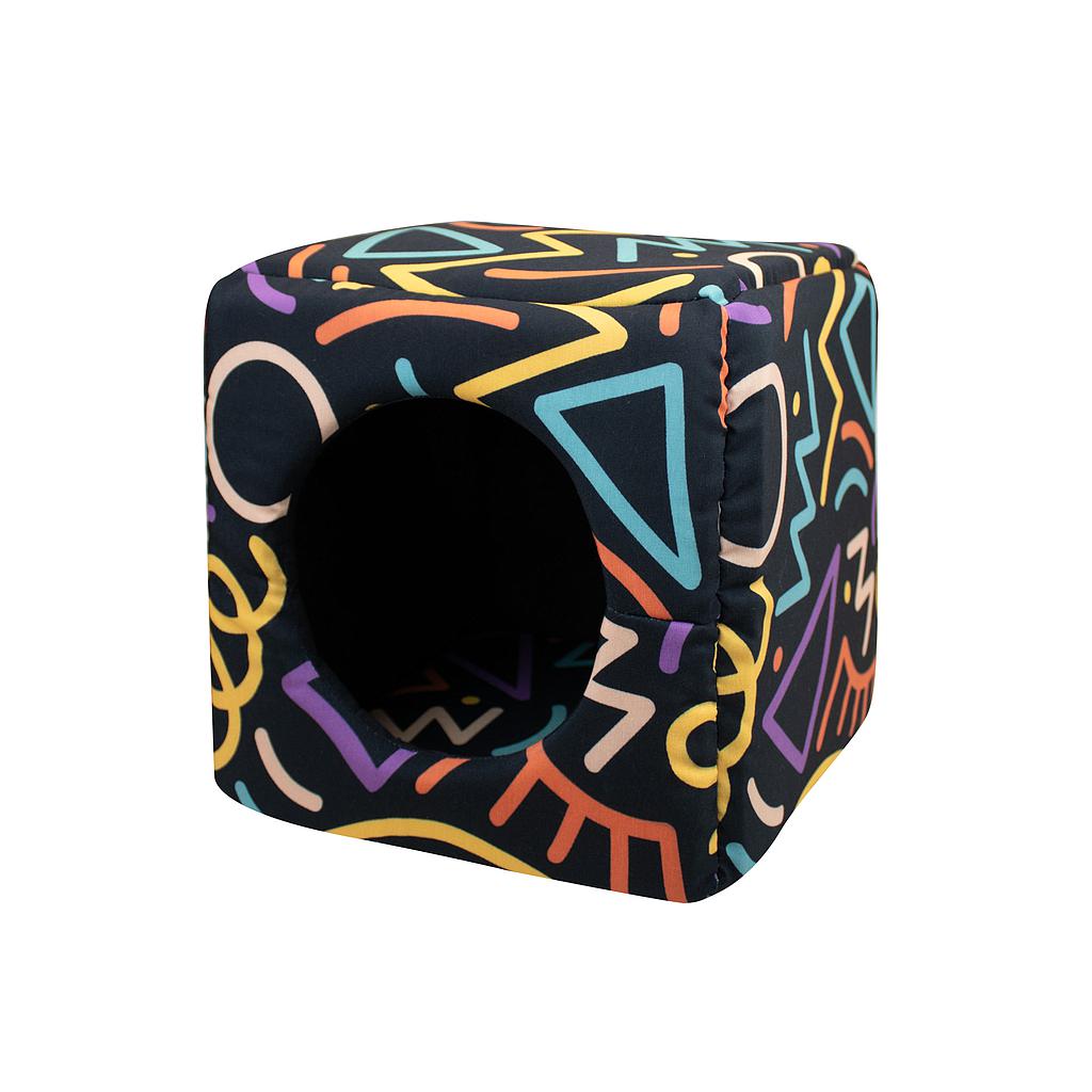 YAGU DESCANSO CUBO COMPACTO DOODLE T-U 33 x 33 x 33 CM