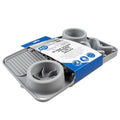 DUVO COMEDERO GOMA ANTIESTRES 4 EN 1 GRIS 125 ML 30 x 20 x 4 CM