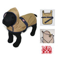 MI&DOG ABRIGO IMPERMEABLE TOPOS