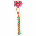 DUVO COOCKOO JUGUETE PERRO TWISTING TUGGER AZUL Y NARANJA 45 x 4,5 x 4,5 CM