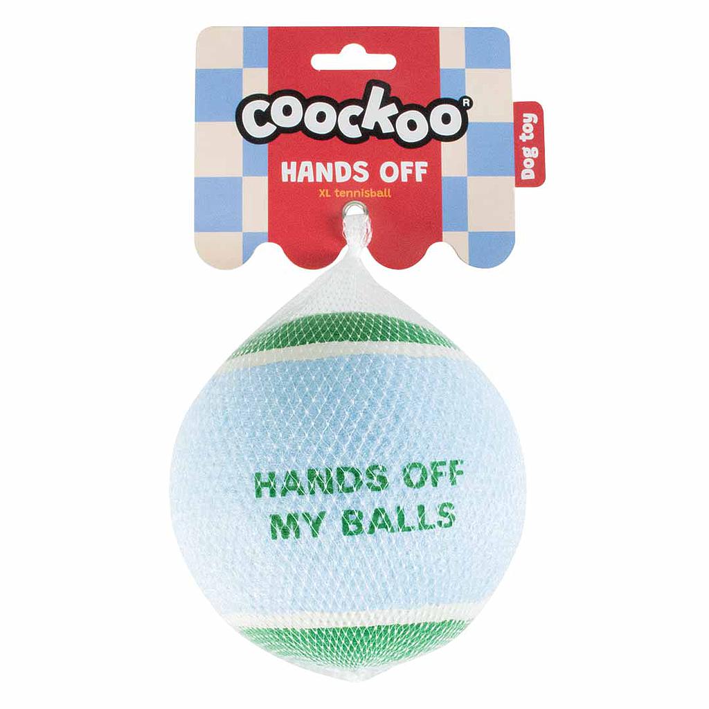DUVO COOCKOO JUGUETE PERRO HANDS OFF XL AZUL Y VERDE 12,7CM