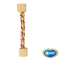 DUVO JUGUETE ROEDORES MADERA Y CUERDA 3 x 3 x 20 CM