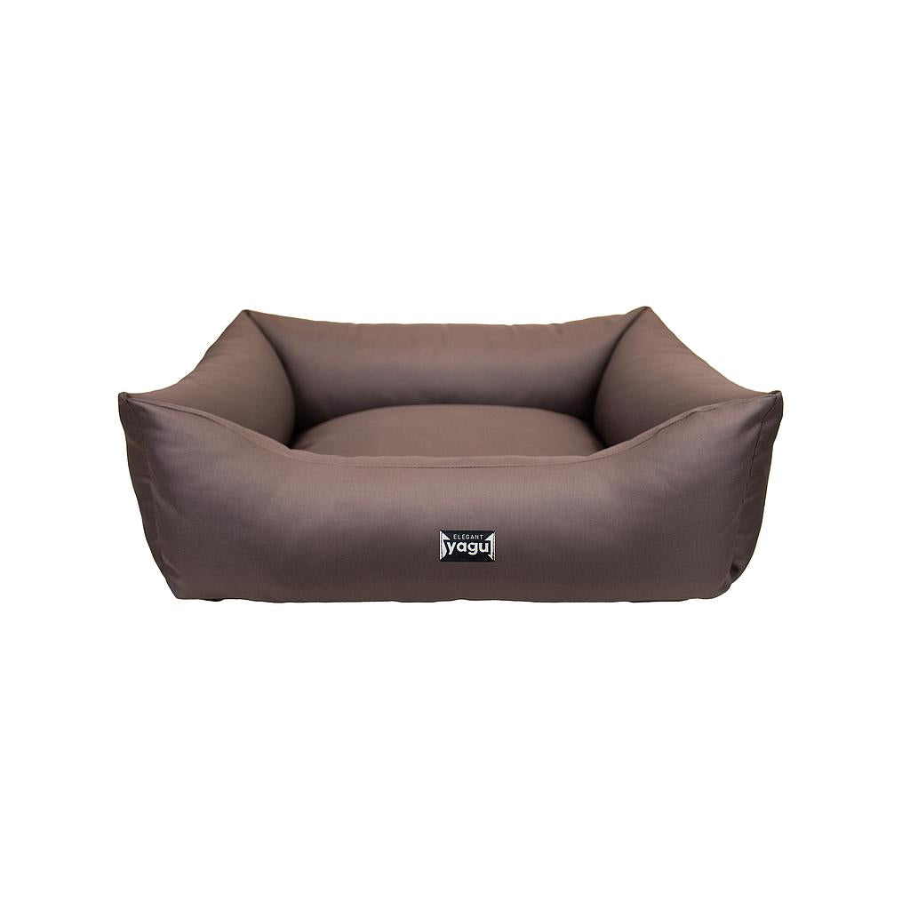 YAGU DESCANSO CUNA DESENFUNDABLE WATERPROOF MARRON (T-1 50 x 38 x 18 CM)