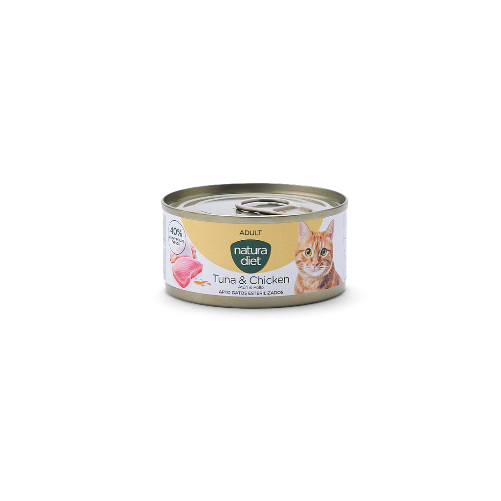 DNG NATURA DIET CAT PATE ADULT TUNA & CHICKEN 85 GR
