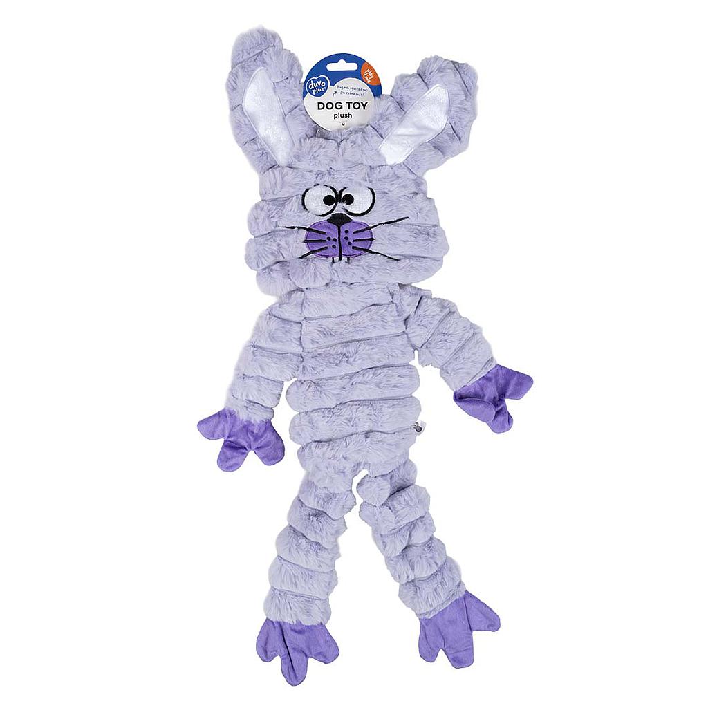 DUVO JUGUETE PERRO PELUCHE HUGGI CONEJO LILA T-L 63 x 33 x 4,5 CM