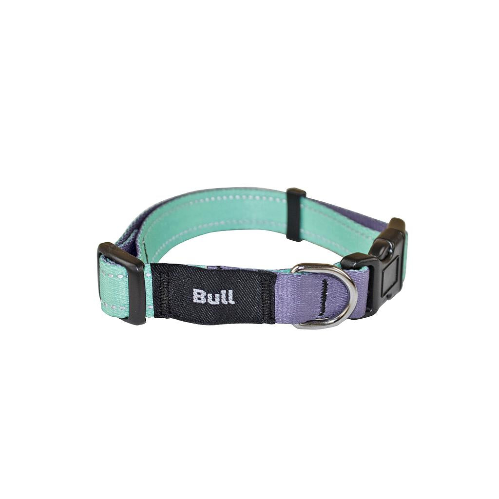YAGU PASEO COLLAR NYLON REFLECTANTE AQUA
