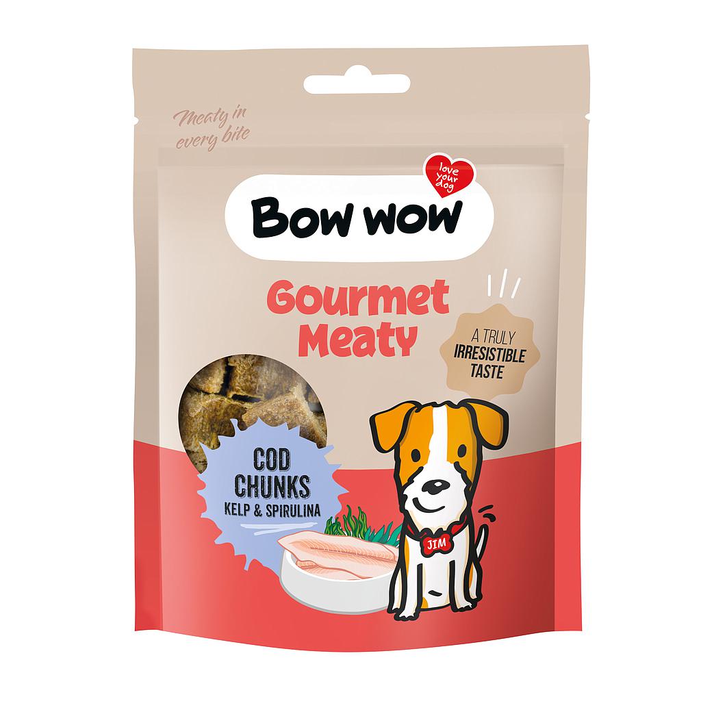 BOW WOW COD CHUNKS WITH KELP & SPIRULINA 60 GR / 15 BOLSAS