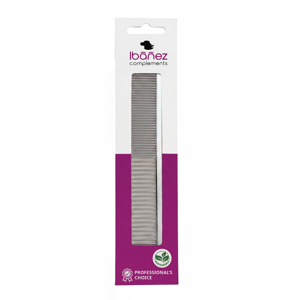 Peine metálico Ibáñez doble uso 19 cm