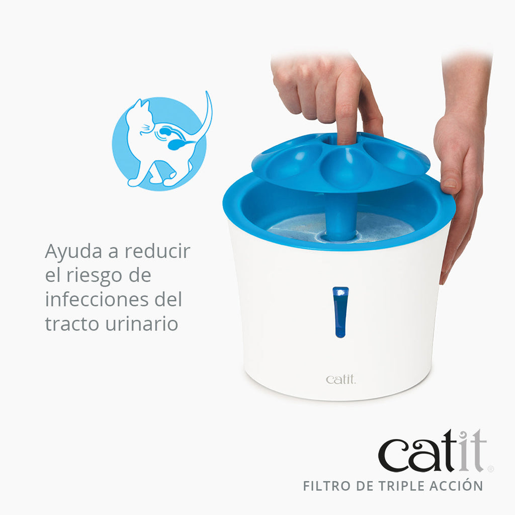 Catit Filtro de Triple Acción para Fuentes, 12 uds