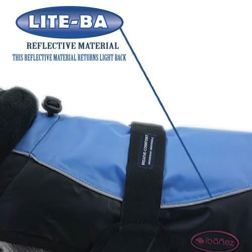 Abrigo para perros Trek Breathe Comfort-Celeste