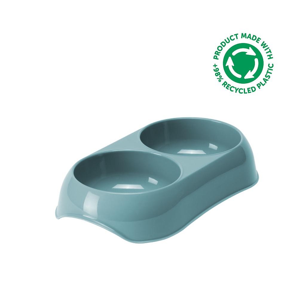 MODERNA RECYCLED COMEDERO GUSTO PERRO DOBLE