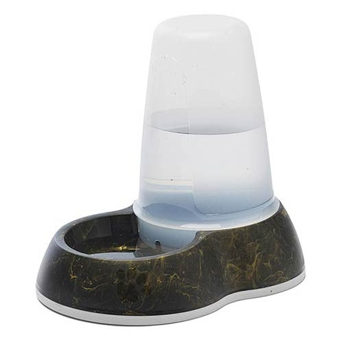 Bebedero Dispensador Loop Marble Negro