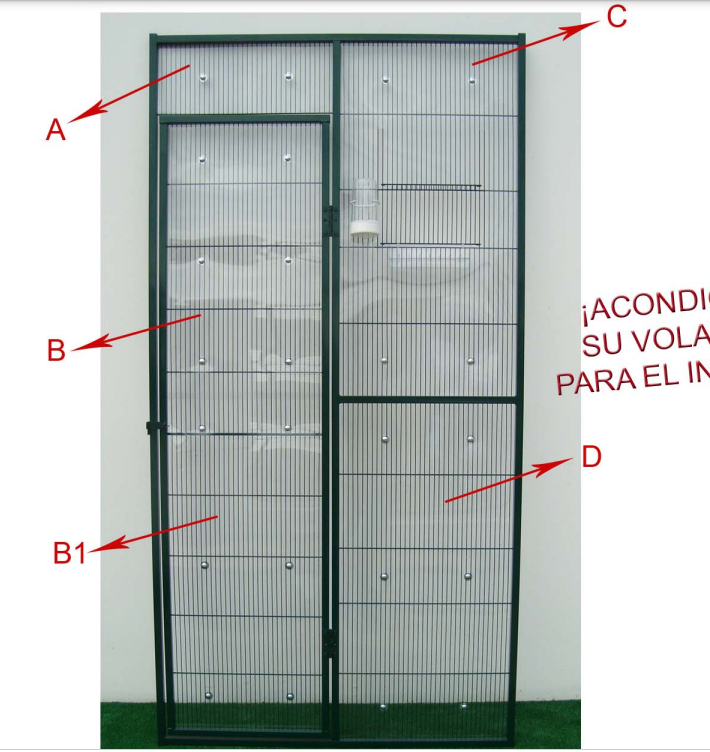 PANEL PVC  TRANSPARENTE VOLADERO PAJARO