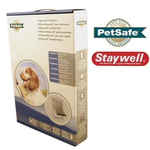 Puerta para mascotas Staywell® con marco de aluminio