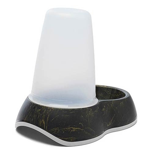 Bebedero Dispensador Loop Marble Negro