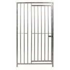 Frente de Boxes con Puerta para Perros ECO Barras 8 cm