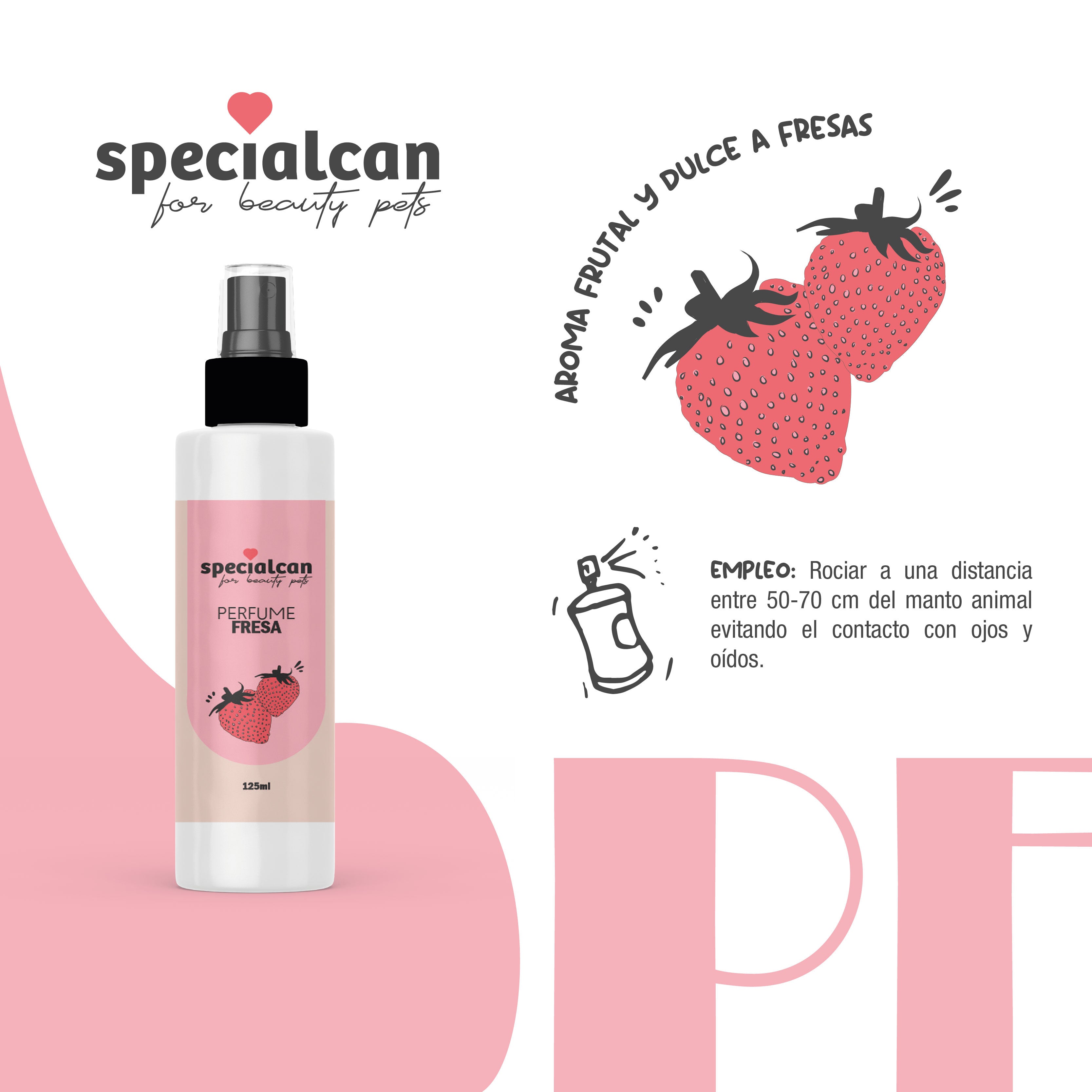 Perfume para perros Specialcan Fresa