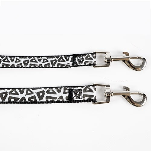 Correa para perros de Nylon "White and Black"