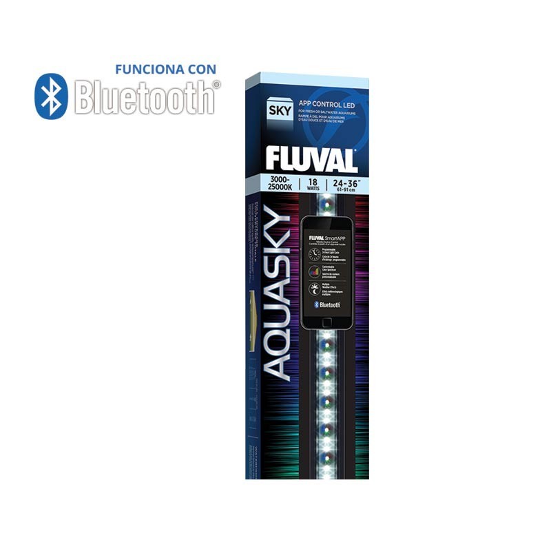Pantallas de iluminación LED Bluetooth AquaSky Fluval