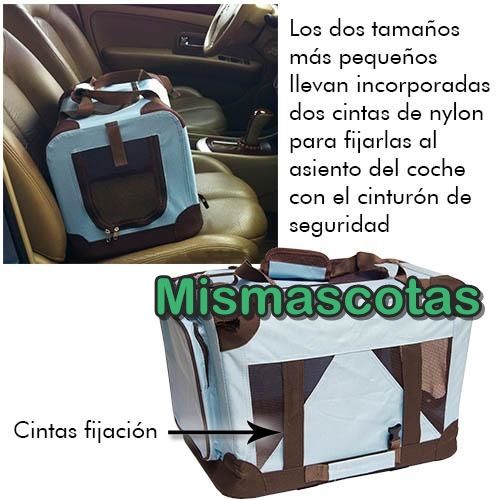 Jaula para perros Transportín Loneta
