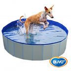 Piscina Plegable para Perros Resistente con Válvula de Drenaje