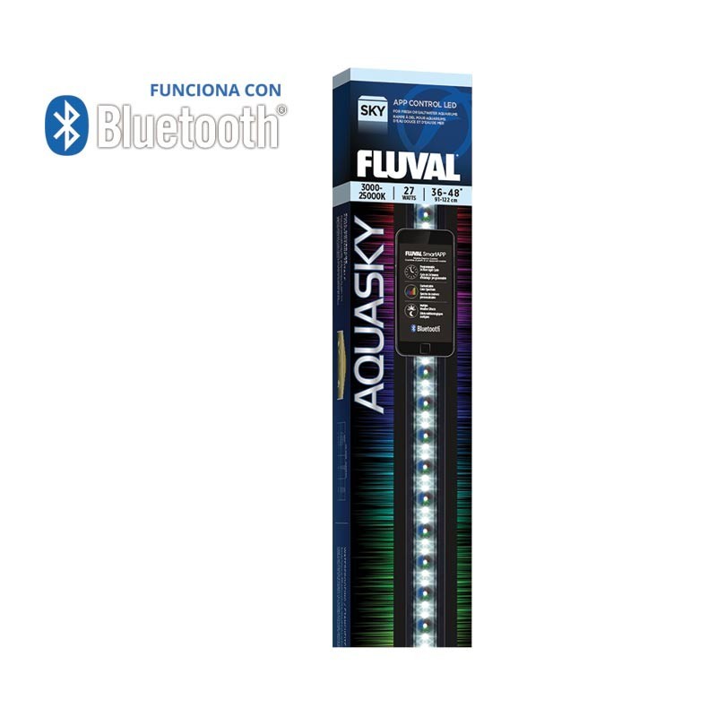 Pantallas de iluminación LED Bluetooth AquaSky Fluval