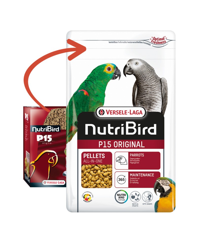 Versele-Laga NutriBird P15 Original Loros Medianos y Grandes