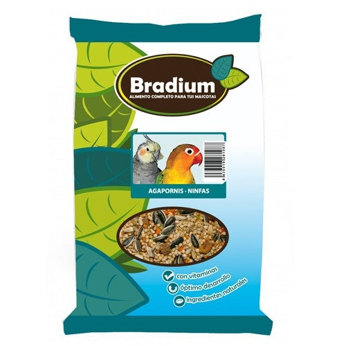 Bradium Comida Ninfa y Agaporni