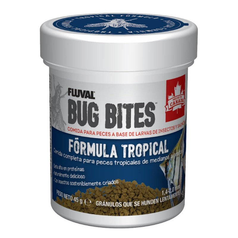 Gránulos Fluval Bug Bites Tropical