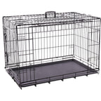 Jaula Para Perros Con Puerta Corredera Flamingo Nyo - Negro