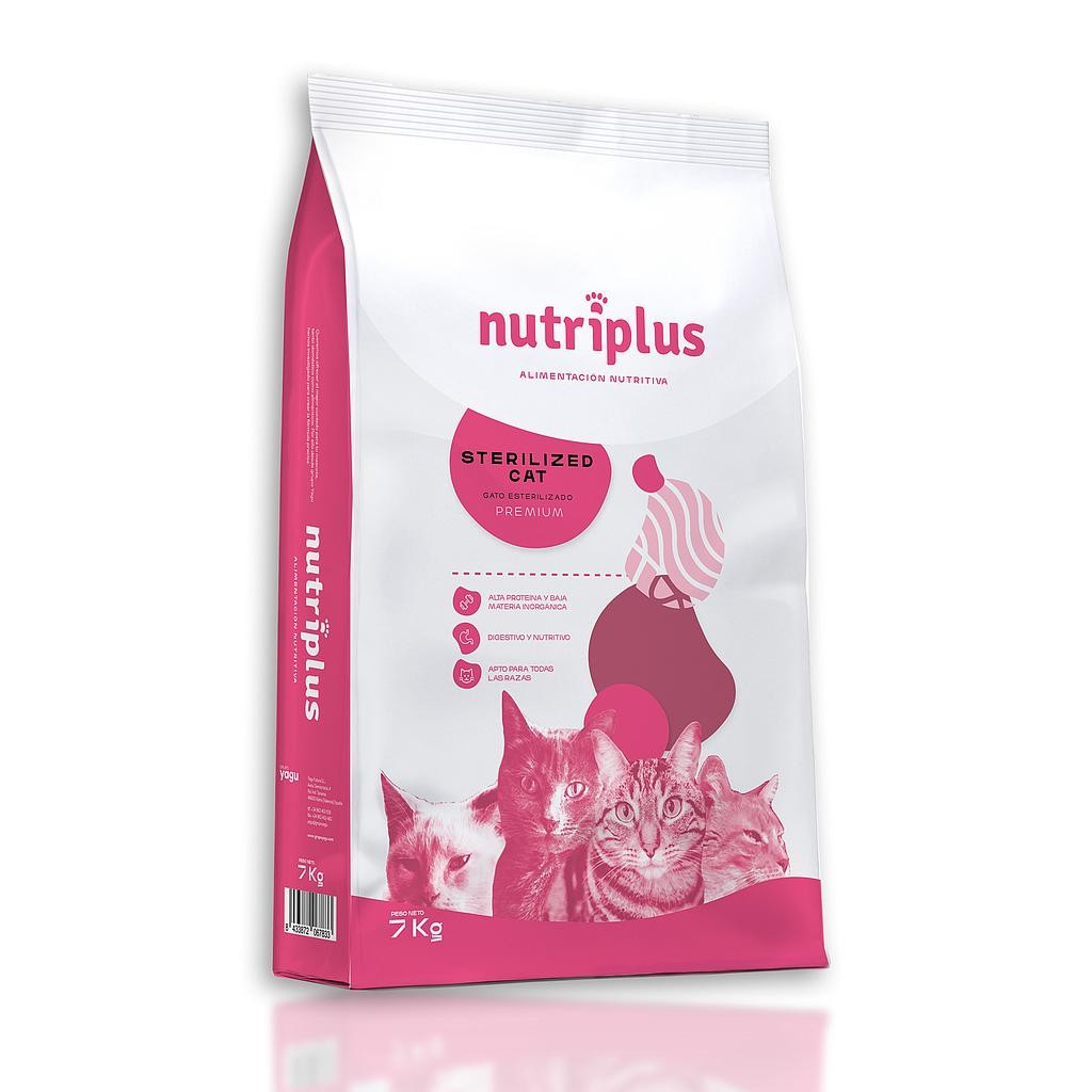 Pienso Nutriplus para gatos sterilizados