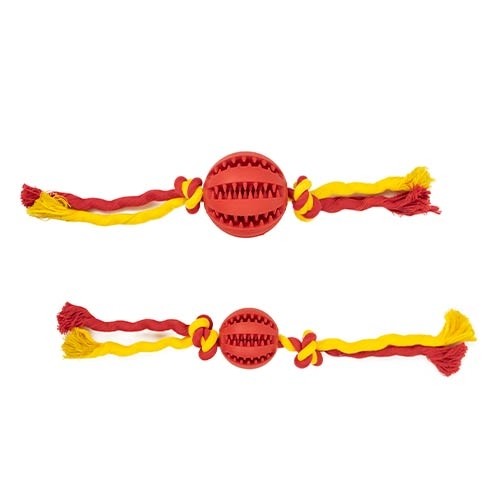 Pelota con nudos "Dientes limpios"