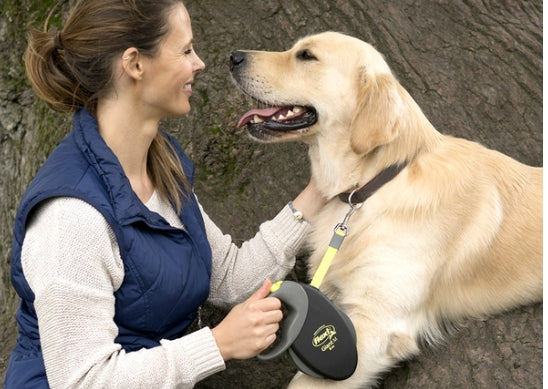 Flexi  para perros NEON GIANT con cinta