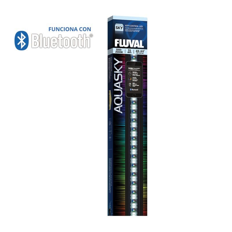 Pantallas de iluminación LED Bluetooth AquaSky Fluval