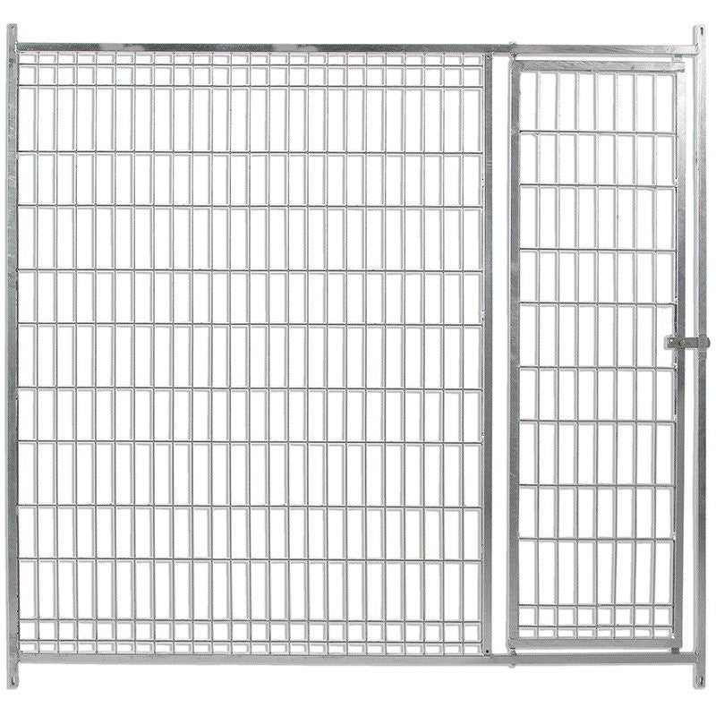 Frente de Boxes para Perros Malla con Puerta Pro 5x10