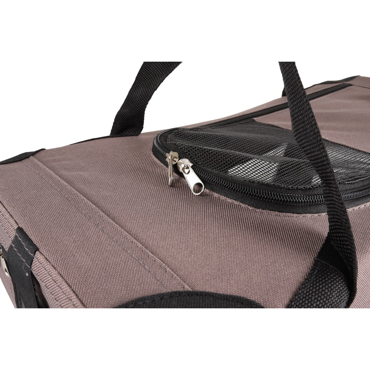 Transportín Plegable Para Perro Flamingo Alix Taupe