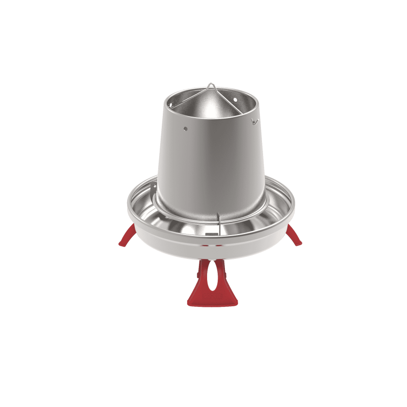 Comederos Tolva Metal para Gallinas con Patas Cajas 5uds
