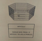 Parque hexagonal Grande para perros Grande