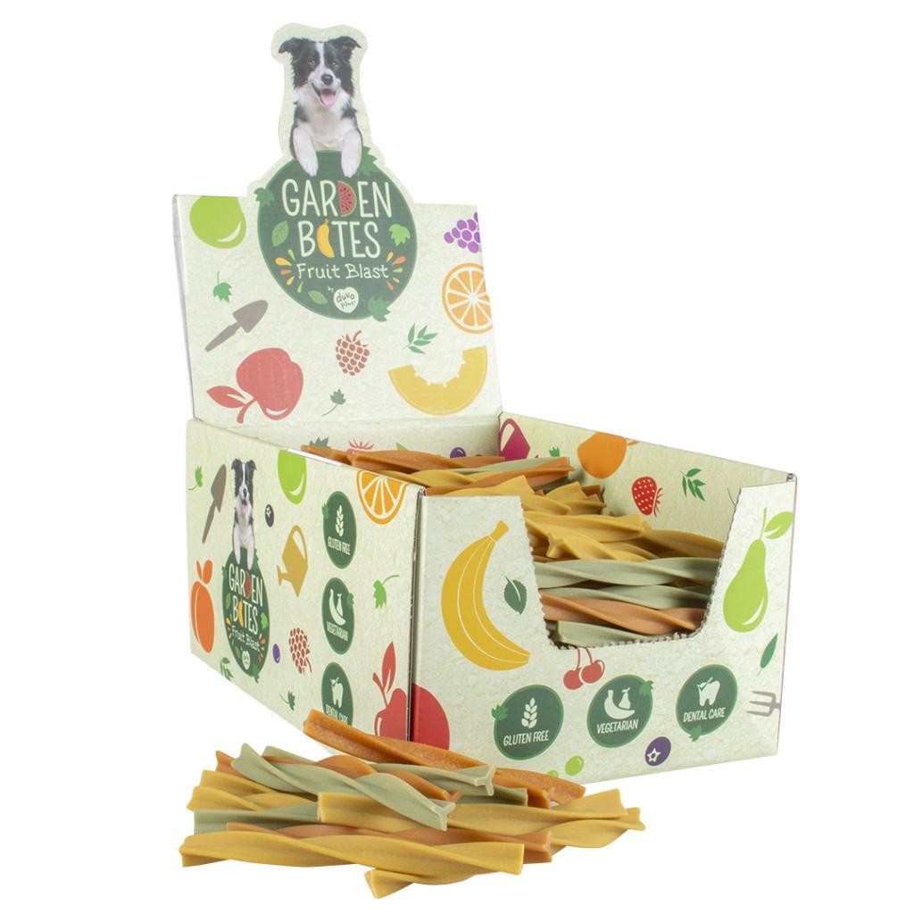 Snack para perros Garden Bites Fruity dental swirls