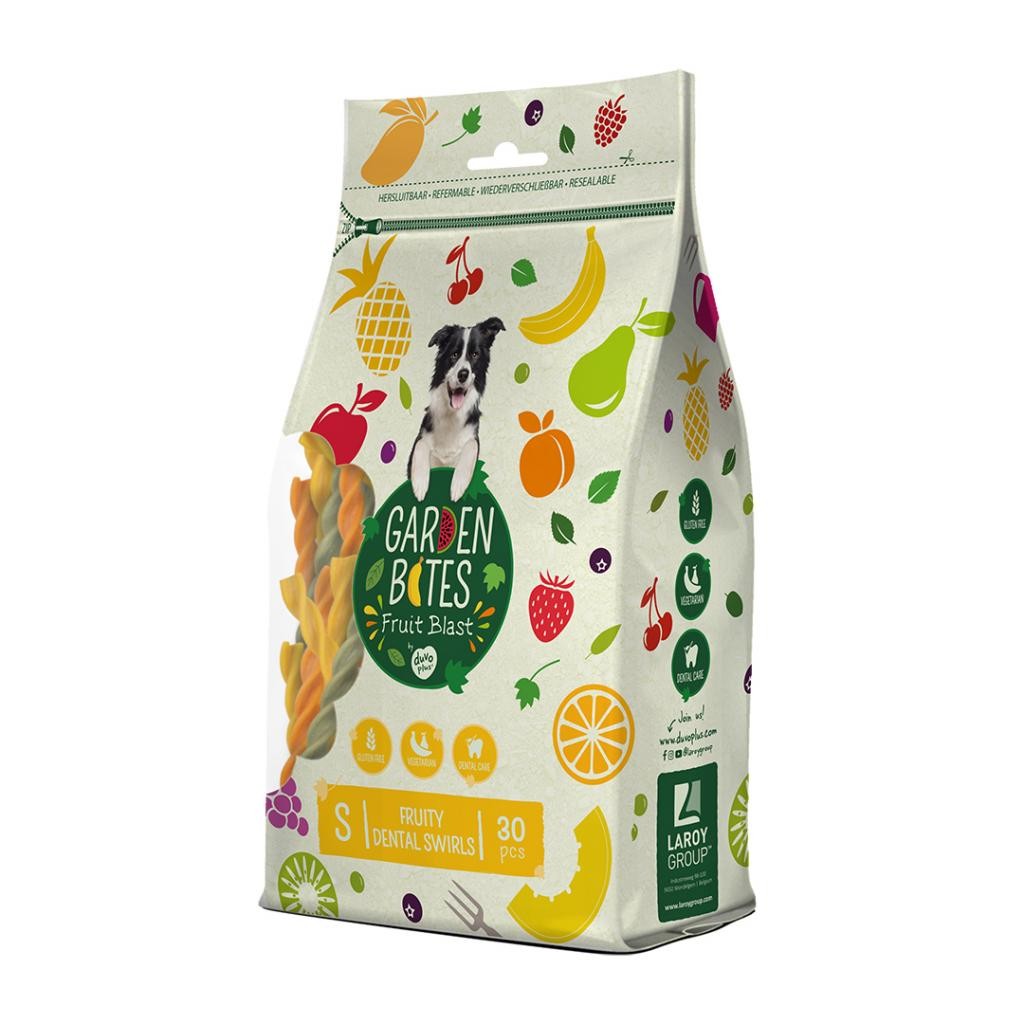 Snack para perros Garden Bites Fruity dental swirls