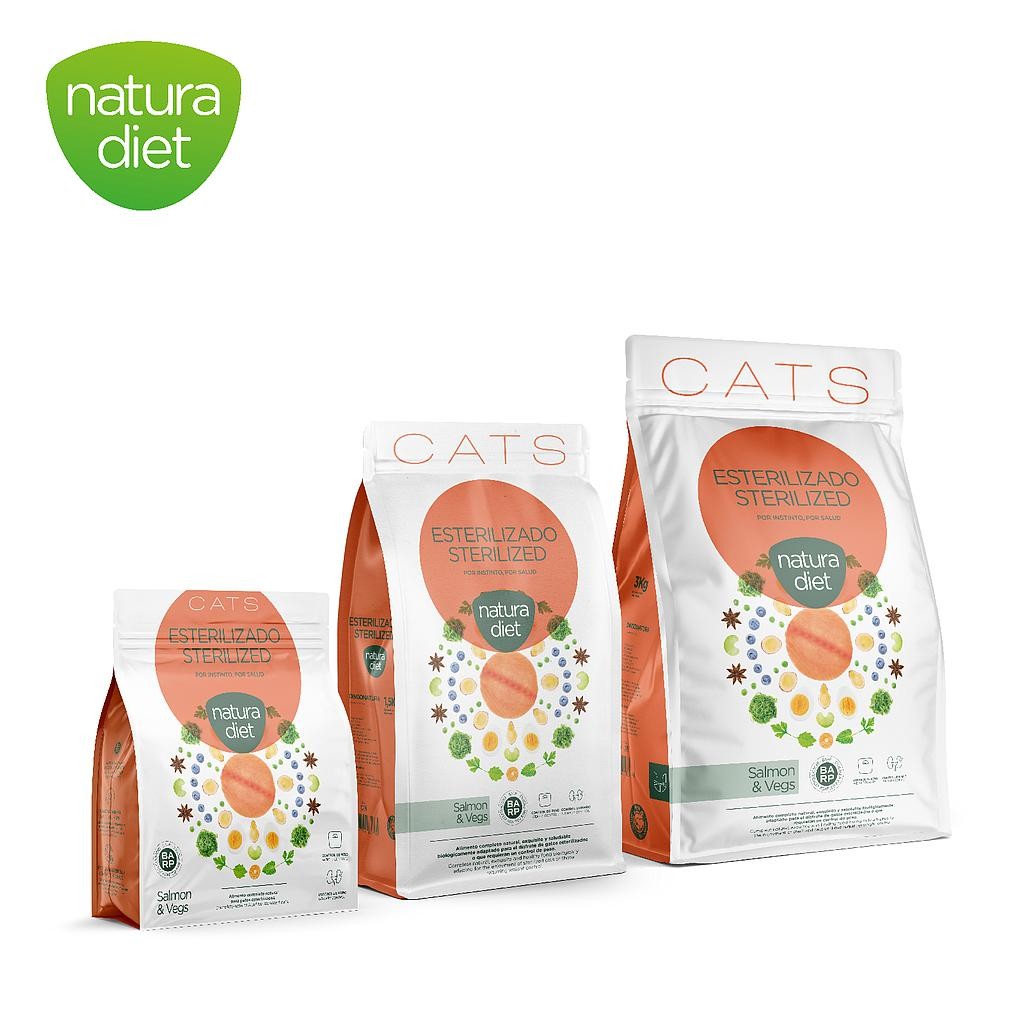 Natura Diet Cats Salmon Sterilized pienso para gatos