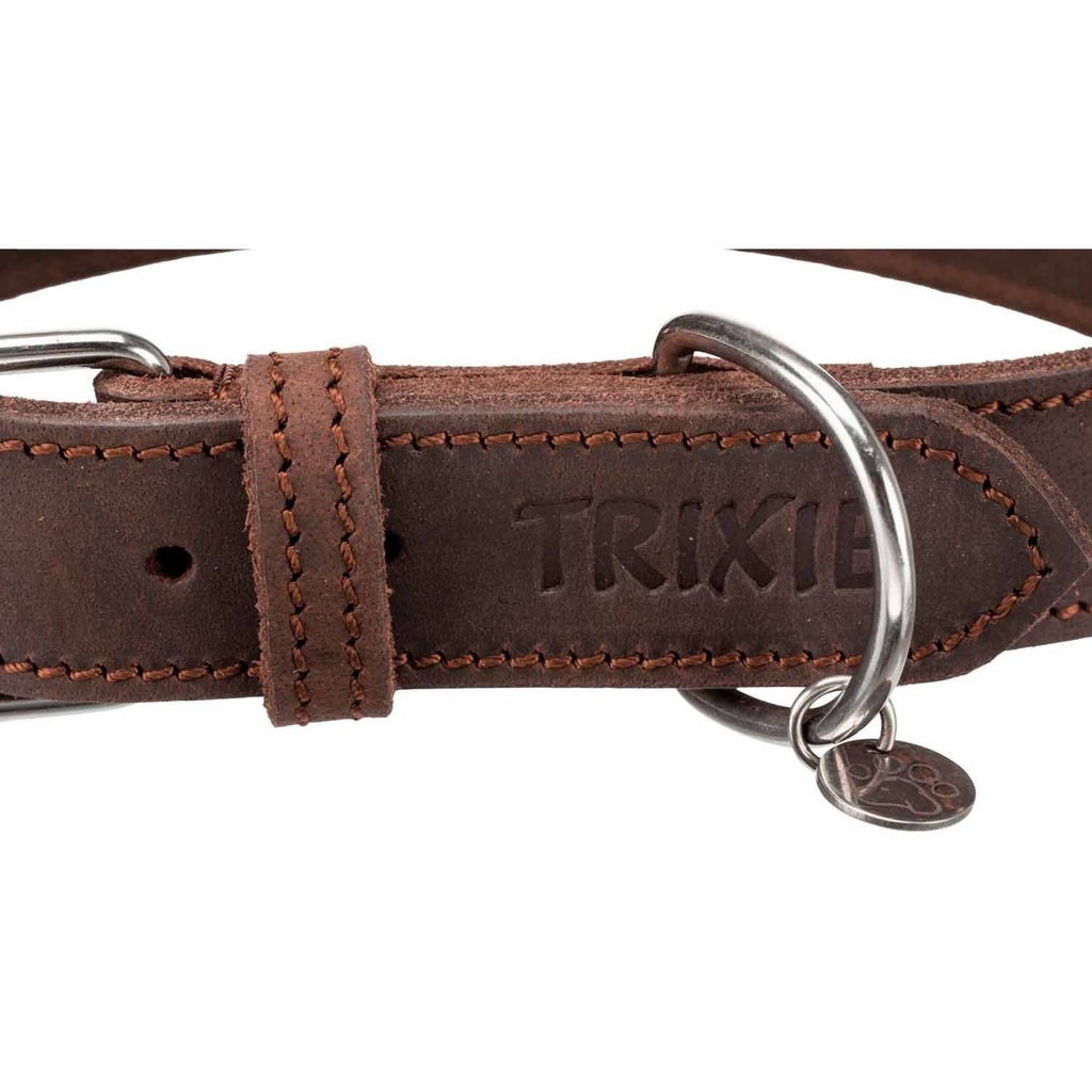 Collar de Cuero Engrasado Rustic
