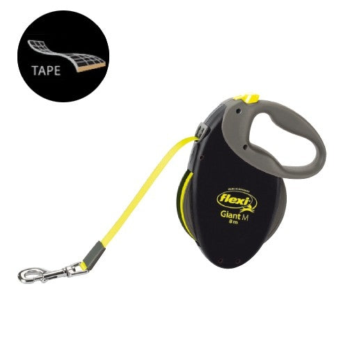 Flexi  para perros NEON GIANT con cinta