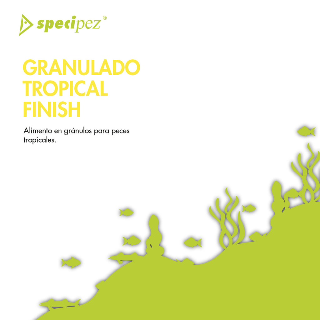 Comida granulado tropical finish Specipez