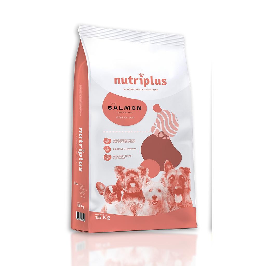 Pienso Nutriplus para perros Salmón