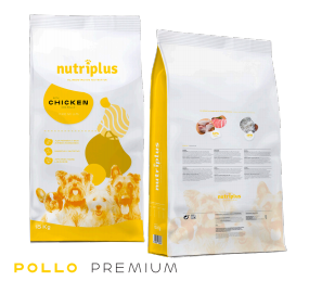 Pienso Nutriplus para perros adultos Pollo
