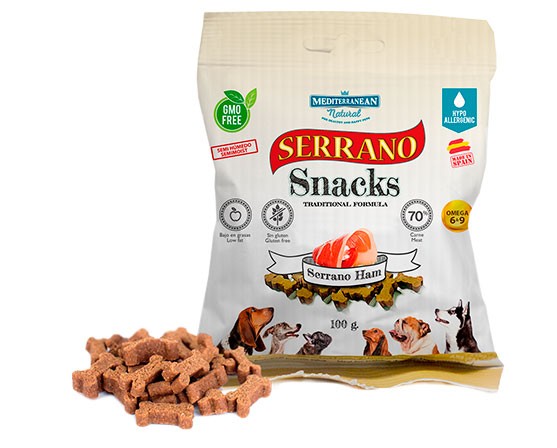 MDT Serrano Snack Perros Jamón 100 gr