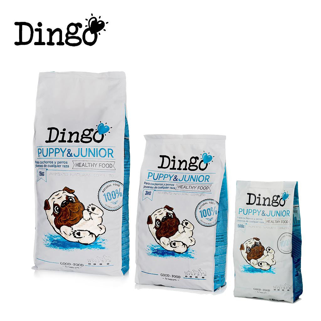 Dingo Pienso Puppy & Junior para Cachorros y Perros Jóvenes