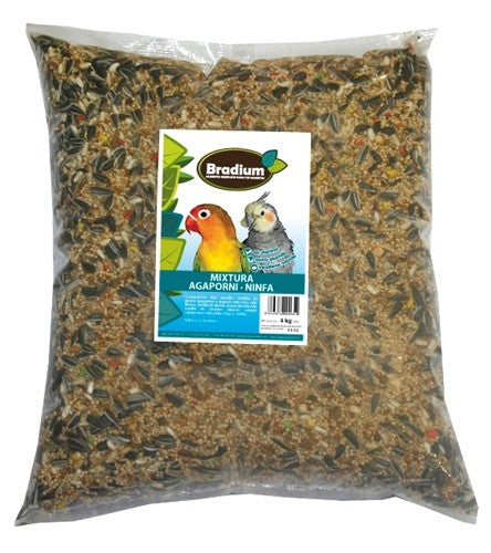 Bradium Comida Ninfa y Agaporni
